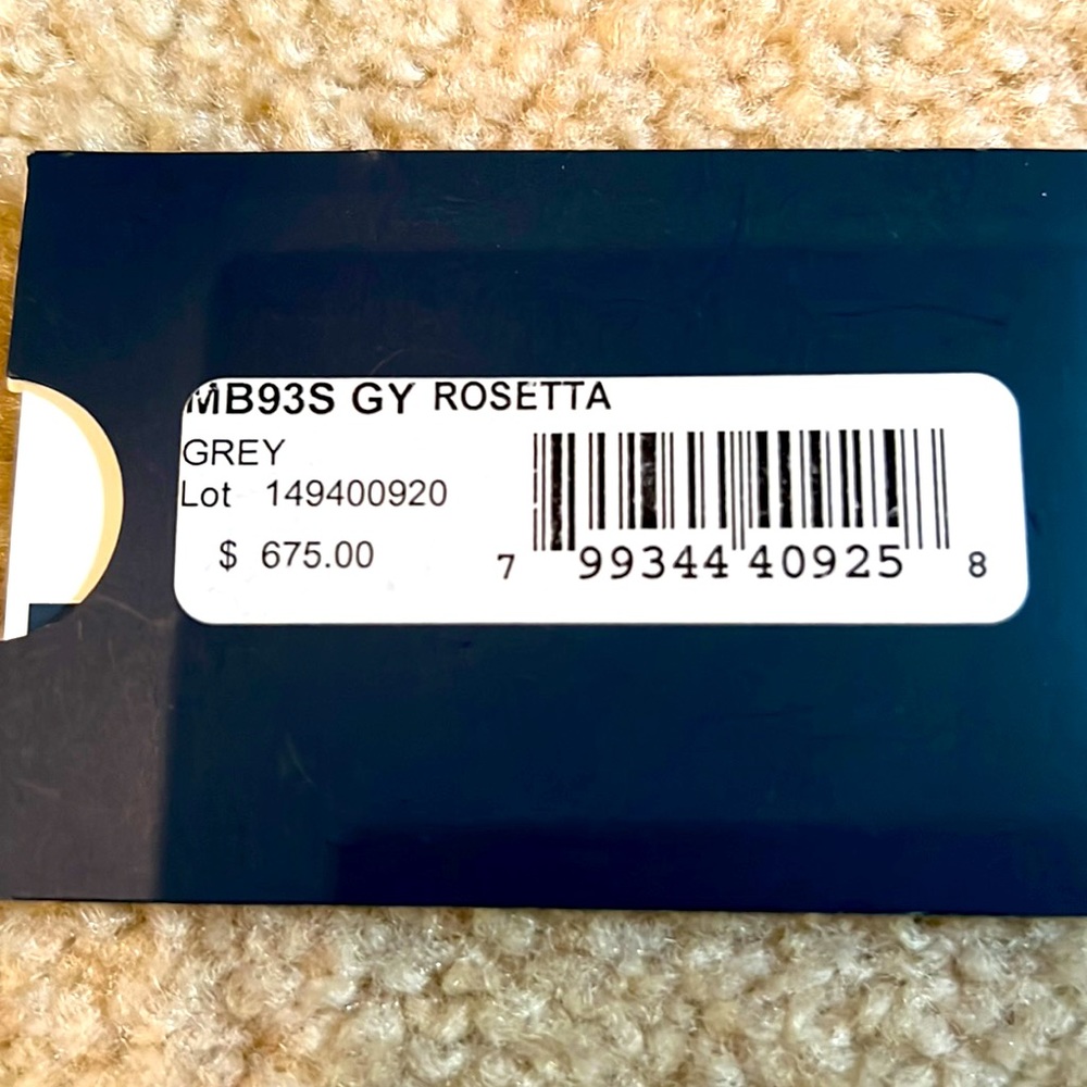 Dooney & Bourke gray Rosetta purse